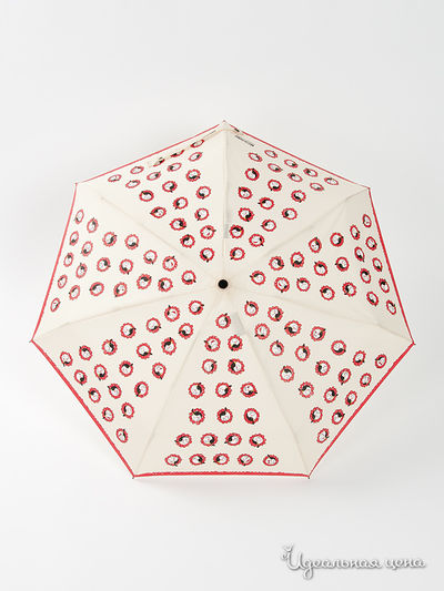 Зонт Moschino, цвет цвет молочный / красный