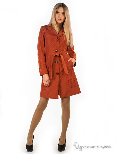 Плащ Alisaline, цвет цвет терракотовый