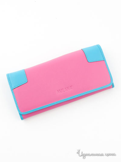 Портмоне Milana, цвет цвет фуксия / голубой