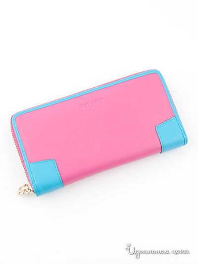 Портмоне Milana, цвет цвет фуксия / голубой