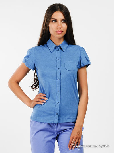 Блуза Finn-Flare, цвет цвет синий