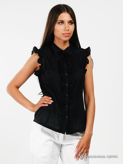 Блуза Finn-Flare, цвет цвет черный