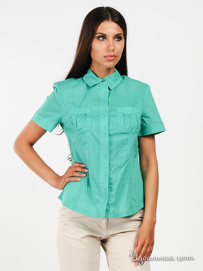 Блуза Finn-Flare, цвет цвет зеленый