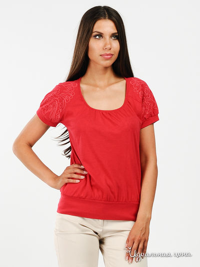 Блуза Finn-Flare, цвет цвет гранатовый