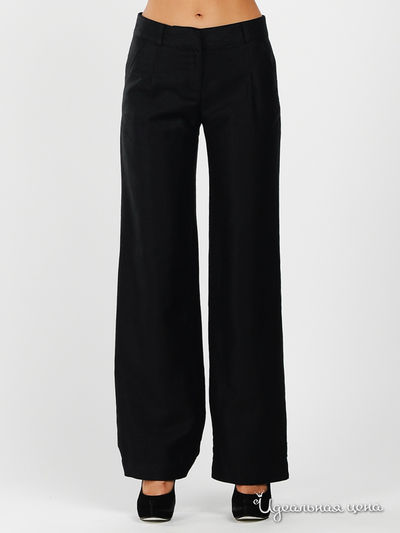 Брюки Finn-Flare, цвет цвет черный