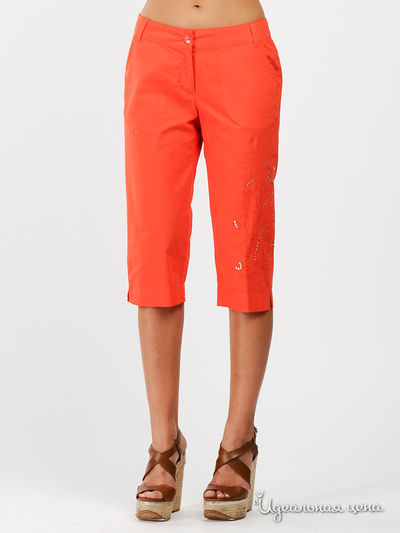 Бриджи Finn-Flare, цвет цвет оранжевый