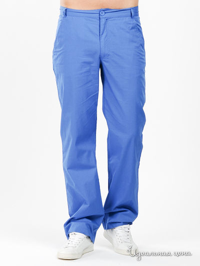 Брюки Finn-Flare, цвет цвет синий