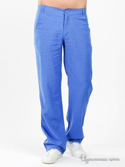 Брюки Finn-Flare, цвет цвет синий