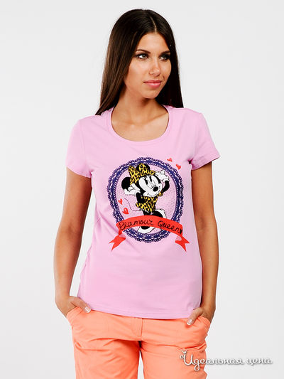 Футболка Finn-Flare, цвет цвет розовый