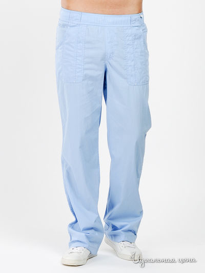 Брюки Finn-Flare, цвет цвет голубой