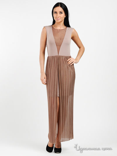 Платье Фестиваль, цвет цвет бежевый