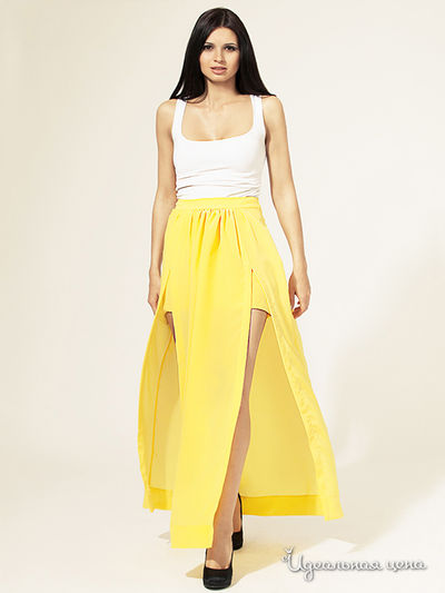 Юбка МоеСладкоеПлатье, цвет цвет желтый