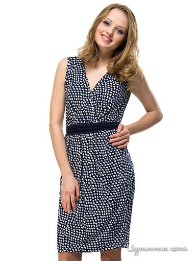 Платье МоеСладкоеПлатье, цвет цвет синий / белый