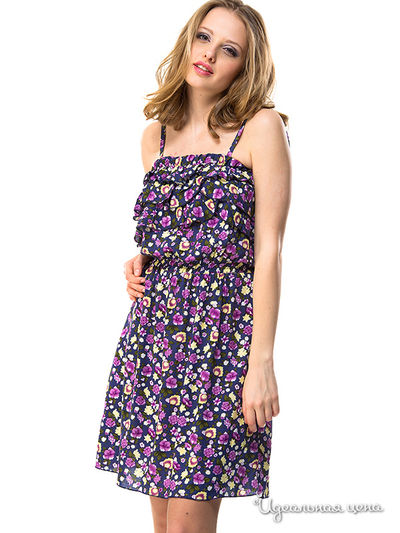 Платье МоеСладкоеПлатье, цвет цвет синий / сиреневый