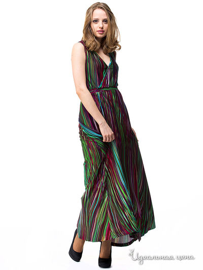Платье Фестиваль, цвет цвет фиолетовый / зеленый