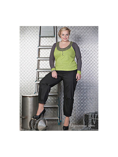 Джемпер Natura, цвет цвет серый / лимонный