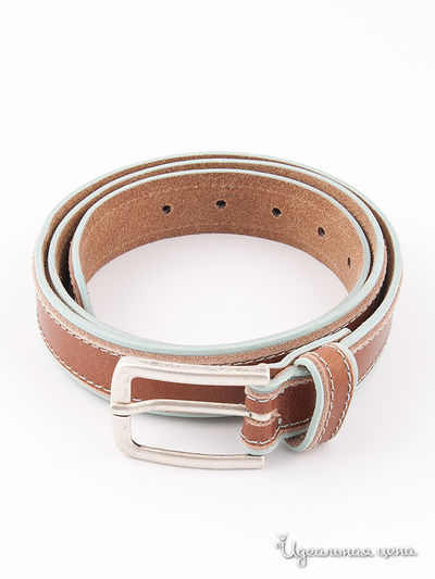 Ремень Schuchard&Friese, цвет цвет коричневый / голубой