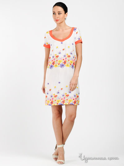 Платье Laura Dofi, цвет цвет белый