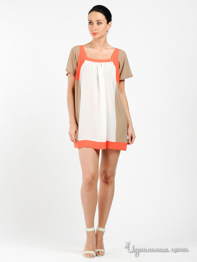 Туника Laura Dofi, цвет цвет бежевый