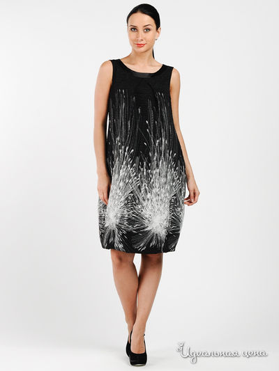 Платье Biquette, цвет цвет бело-черный