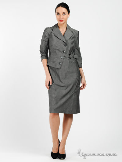 Платье Biquette, цвет цвет серый