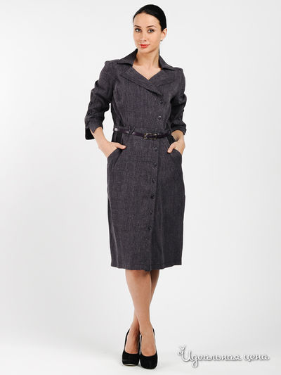 Платье Biquette, цвет цвет серо-фиолетовый