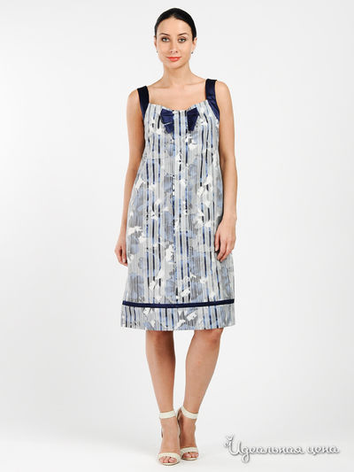 Платье Biquette, цвет цвет синий / белый