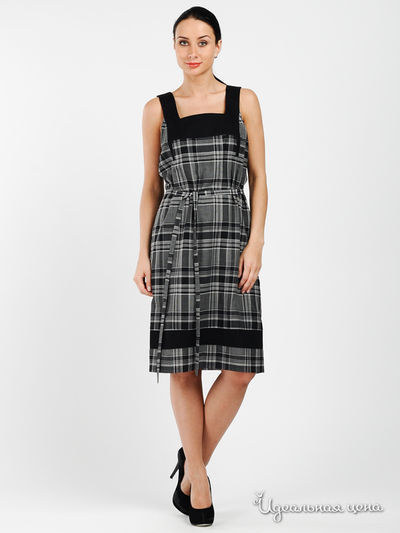 Платье Gouache, цвет цвет серо-черный