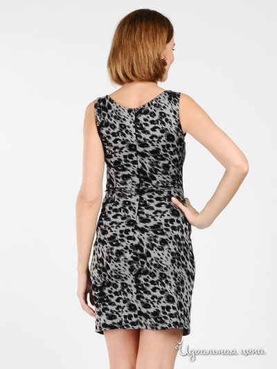 Платье Tugce Ece женское, цвет черный / принт леопард