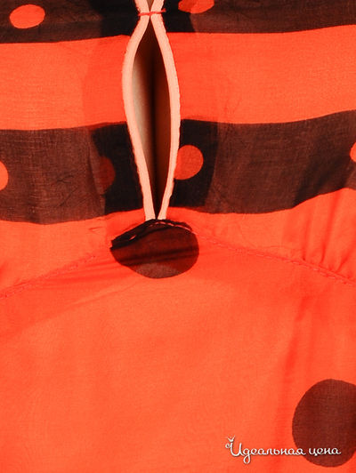 Платье DoDo La женское, цвет оранжевый / черный
