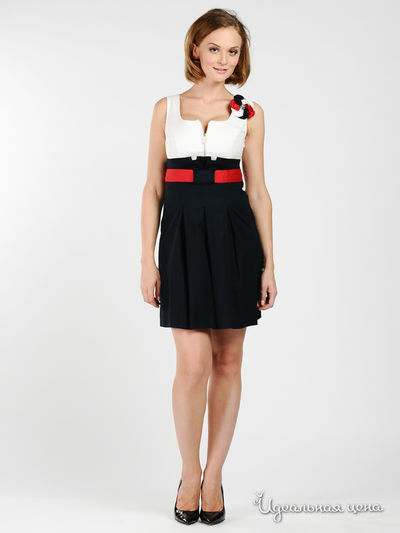 Платье Life Time, цвет цвет белый / темно синий