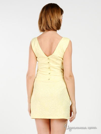 Платье code mark женское, цвет желтый