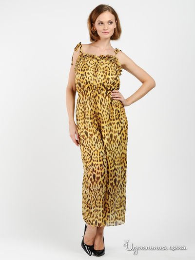 Комбинезон Ports, цвет цвет желтый / принт леопард