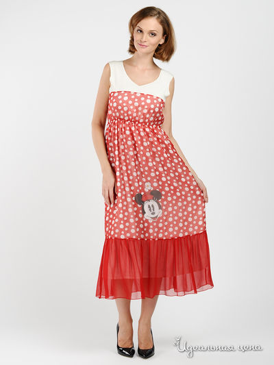 Платье Loveit, цвет цвет красный / белый