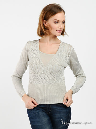 Блуза RED Price, цвет цвет серебристый