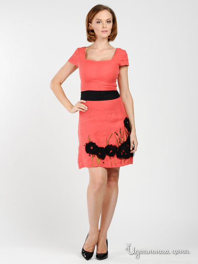 Платье Salkim, цвет цвет коралловый