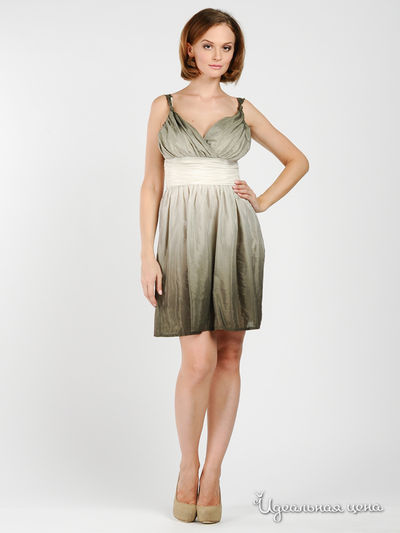 Сарафан Salkim, цвет цвет зеленый / молочный