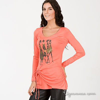 Туника Pompa, цвет цвет светло-оранжевый