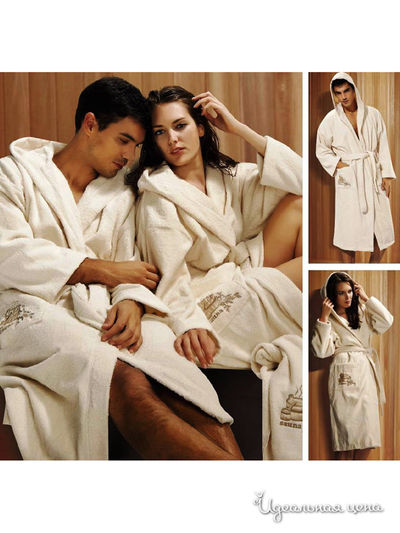 Халат Shamrock, цвет цвет бежевый