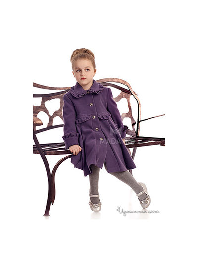 Пальто Madama, цвет цвет сиреневый