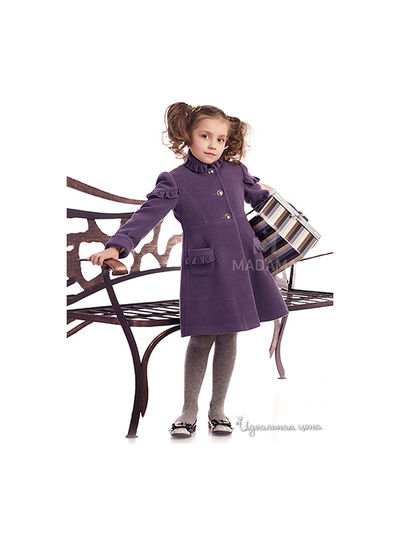 Пальто Madama, цвет цвет сиреневый