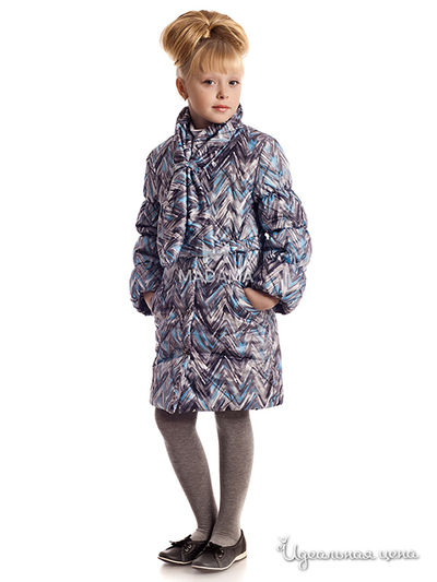 Пальто Madama, цвет цвет голубой / серый