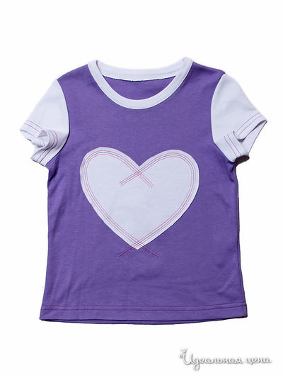Футболка Madama, цвет цвет сиреневый