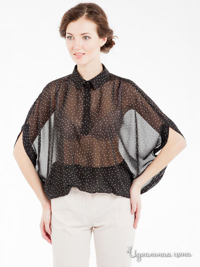 Блуза Levall, цвет принт горох