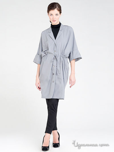 Плащ Levall, цвет цвет серый