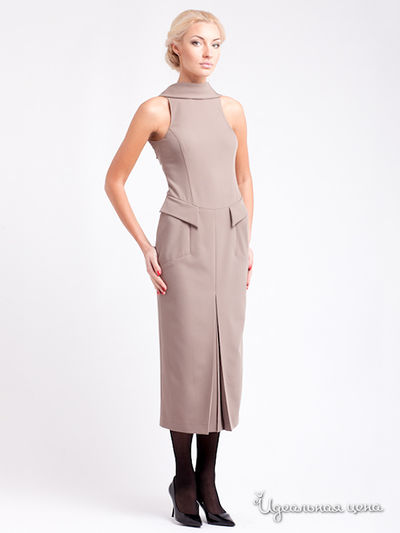 Платье Levall, цвет цвет бежевый