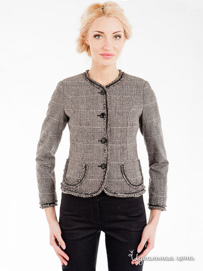 Жакет Levall, цвет принт клетка