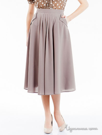 Юбка Levall, цвет цвет бежевый