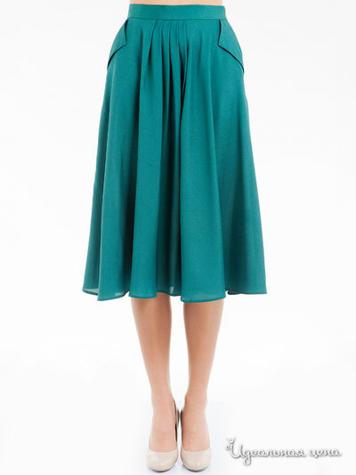 Юбка Levall, цвет цвет изумрудный