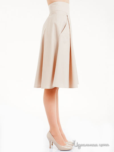 Юбка Levall, цвет цвет бежевый